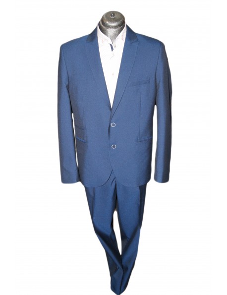 Slim Karcsúsított fazonú öltöny-Kék