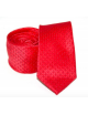 Goldenland slim nyakkendő-Piros Mintás