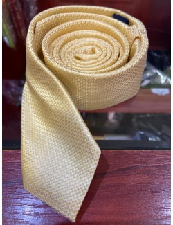 Goldenland slim nyakkendő-Sárga Mintás