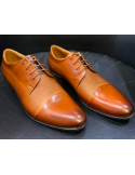 D'Royce Premium férfi alkalmi cipő-Középbarna