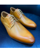 D'Royce Premium férfi alkalmi cipő-Mustárbarna